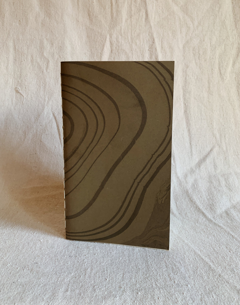 map journal | hand marbled notebook – odette press