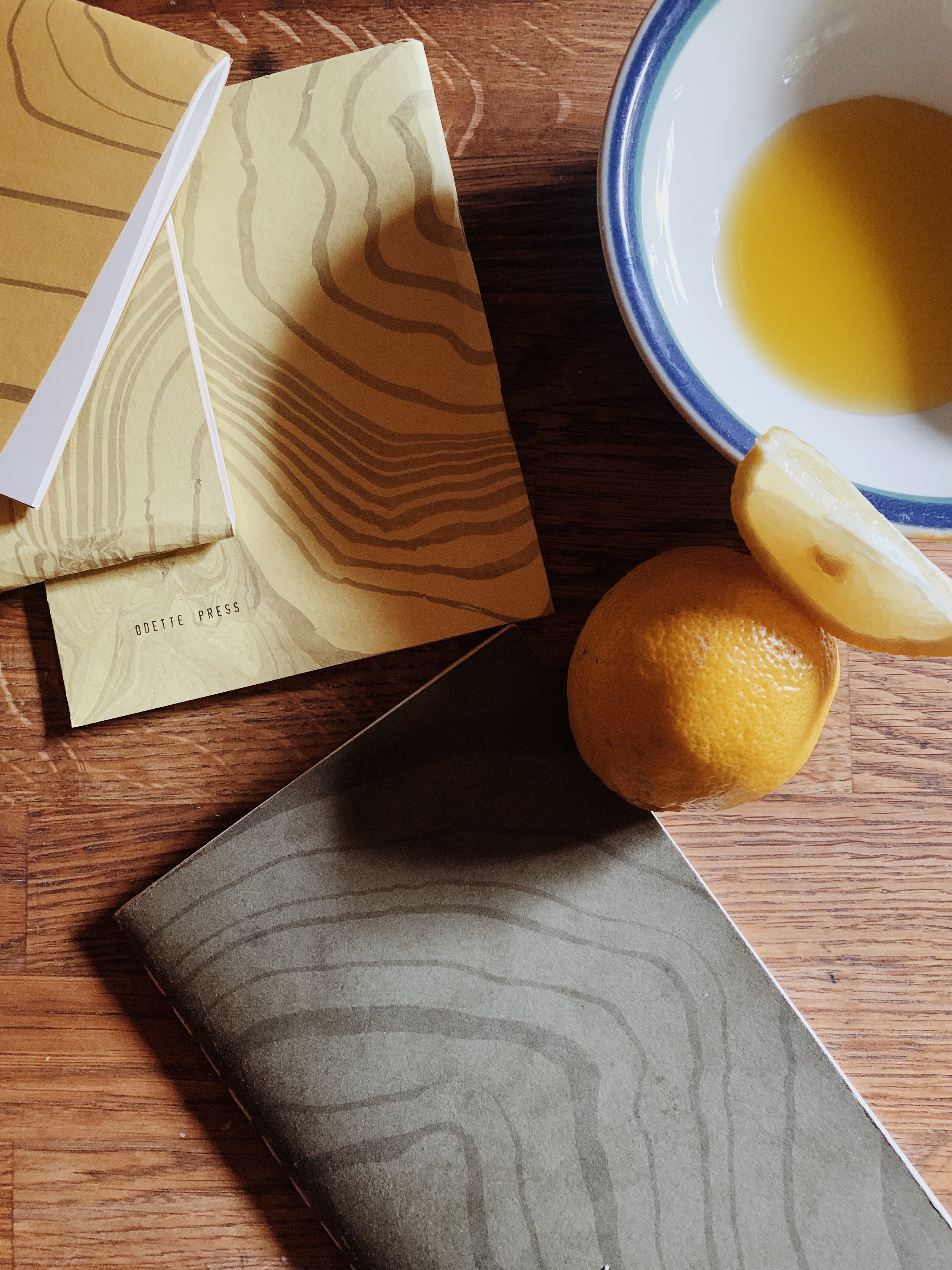 medium map journal | lemon