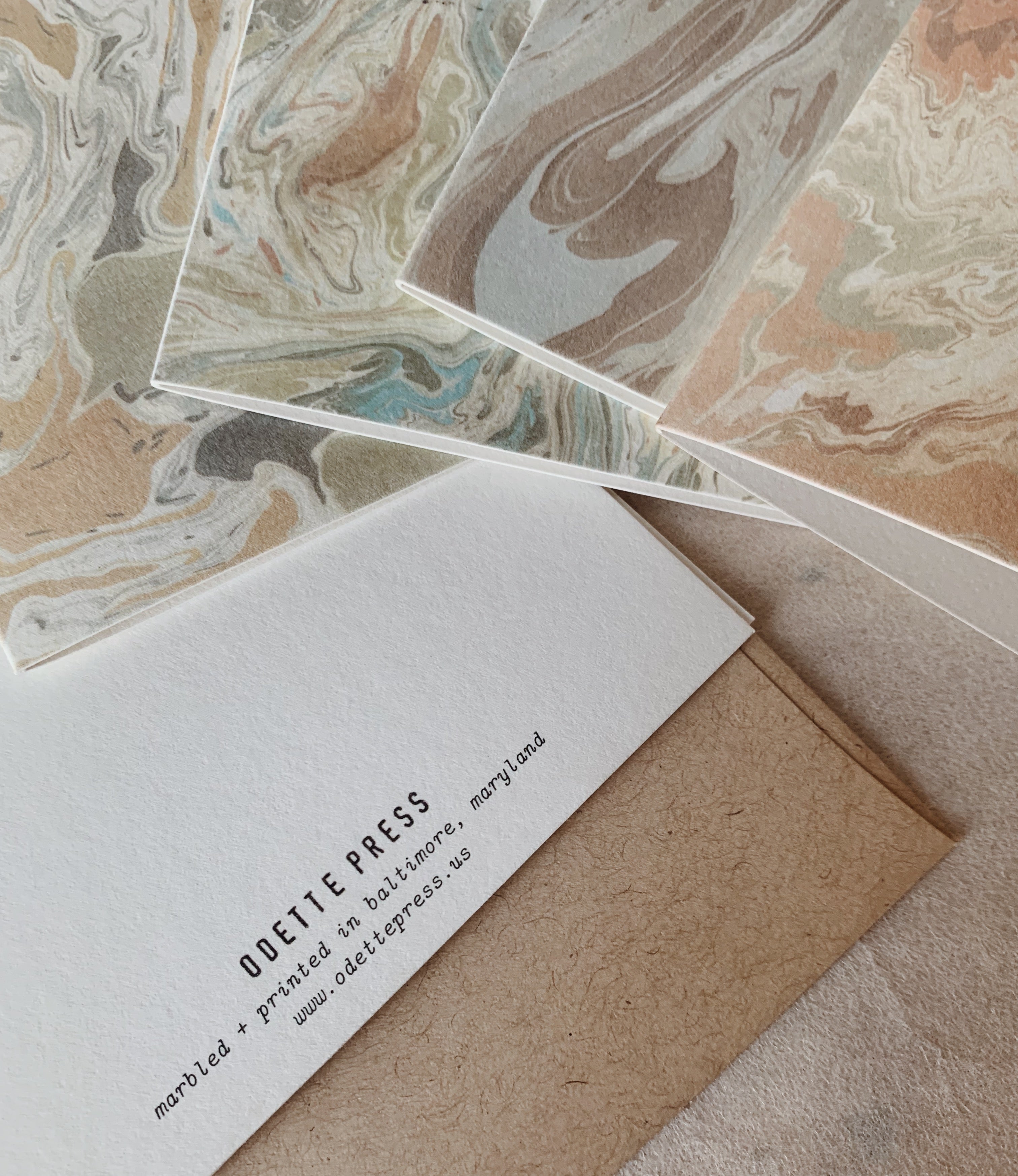 odette on the road card | maryland, blue