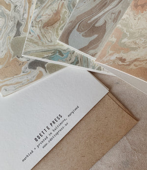 odette on the road card | maryland, blue